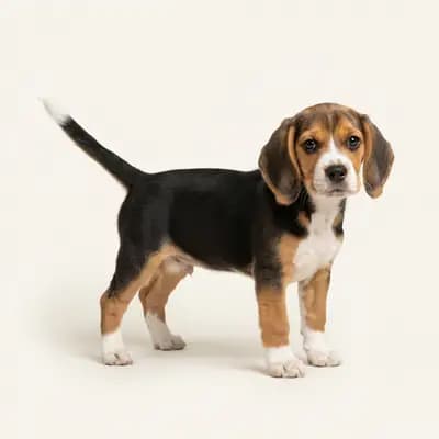 小猎犬 Welpe in 三色