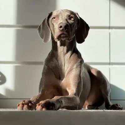 Galerie-Bild von Weimaraner von den Salzwiesen in Mecklenburg-Vorpommern, mit Eindrücken unserer Weimaraner-Zucht.