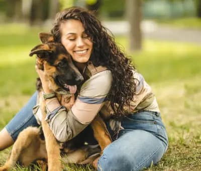 Bild aus Beispiel-Profil in Berlin, wo unsere Deutscher Schäferhund-Hunde in einer liebevollen Umgebung aufwachsen.