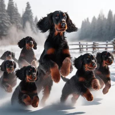 Galerie-Bild von Black Devil´s in Bayern, mit Eindrücken unserer Gordon Setter-Zucht.