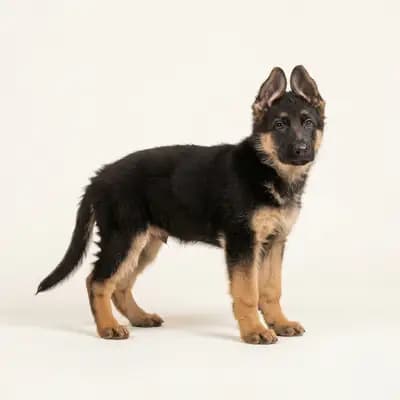Vieux berger allemand Welpe in Bicolore