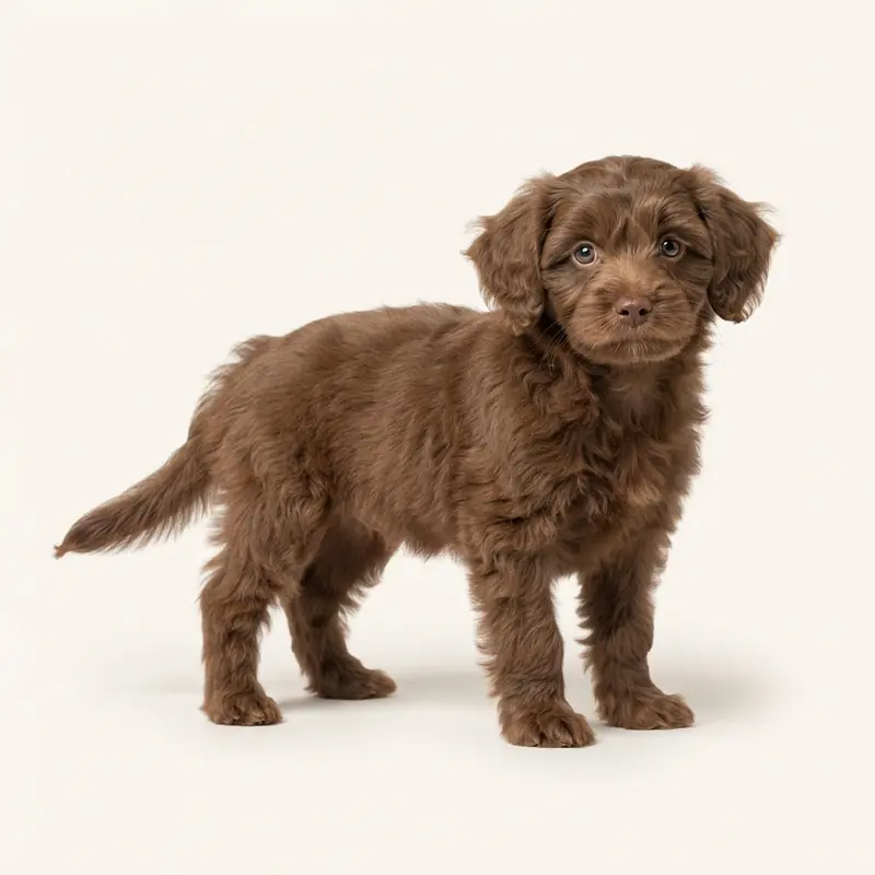 Pomapoo puppy in 棕色