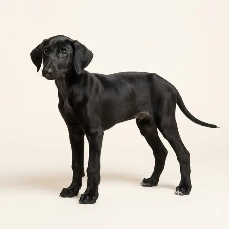 阿札瓦克犬 Welpe in 黑色