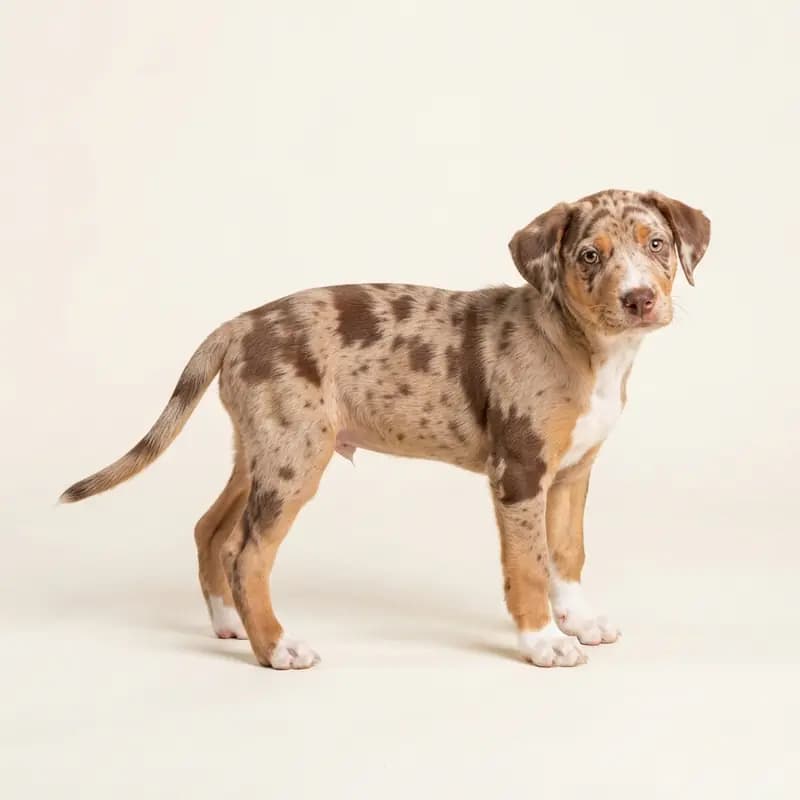 卡塔豪拉豹犬 Welpe in 红色大理石（Red Merle）