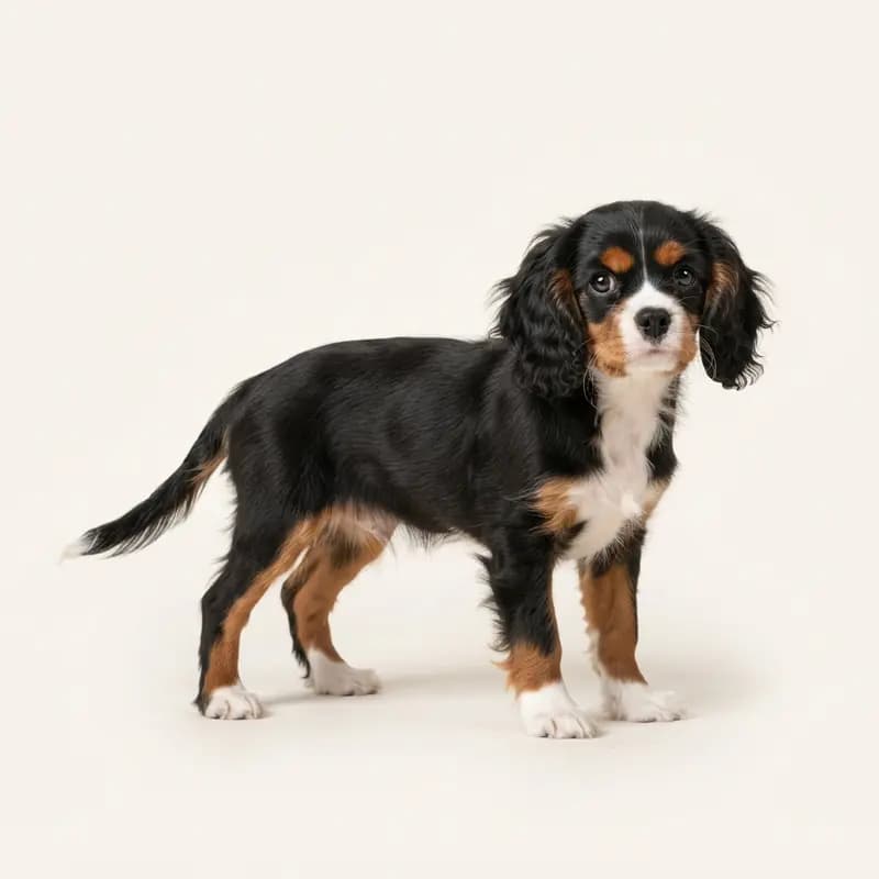查理士王小猎犬 Welpe in 三色