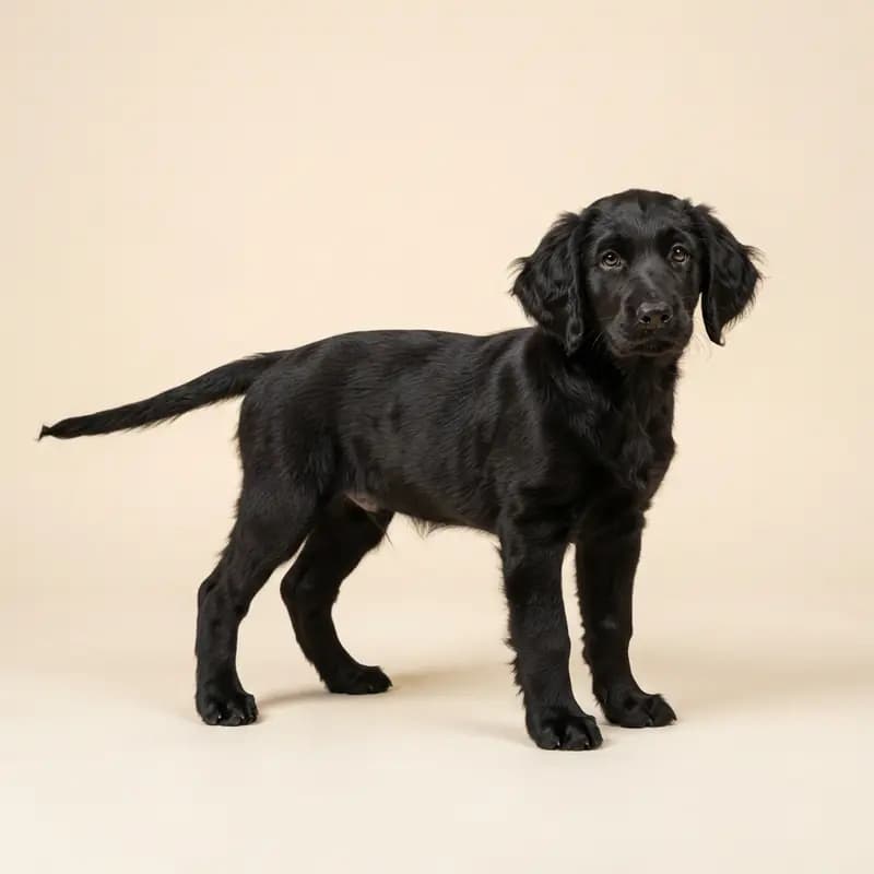 大型明斯特兰德指示犬 Welpe in 黑色
