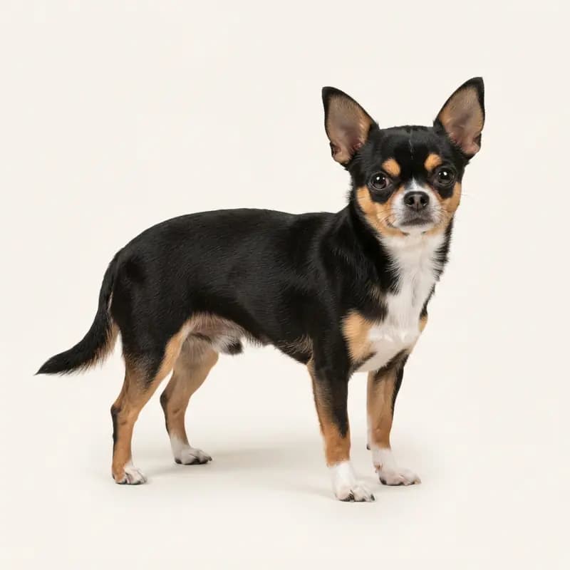 Chihuahua adulto en Tricolor