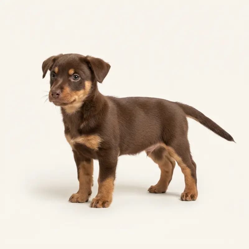 兰开夏郡牧牛犬 Welpe in 棕褐双色