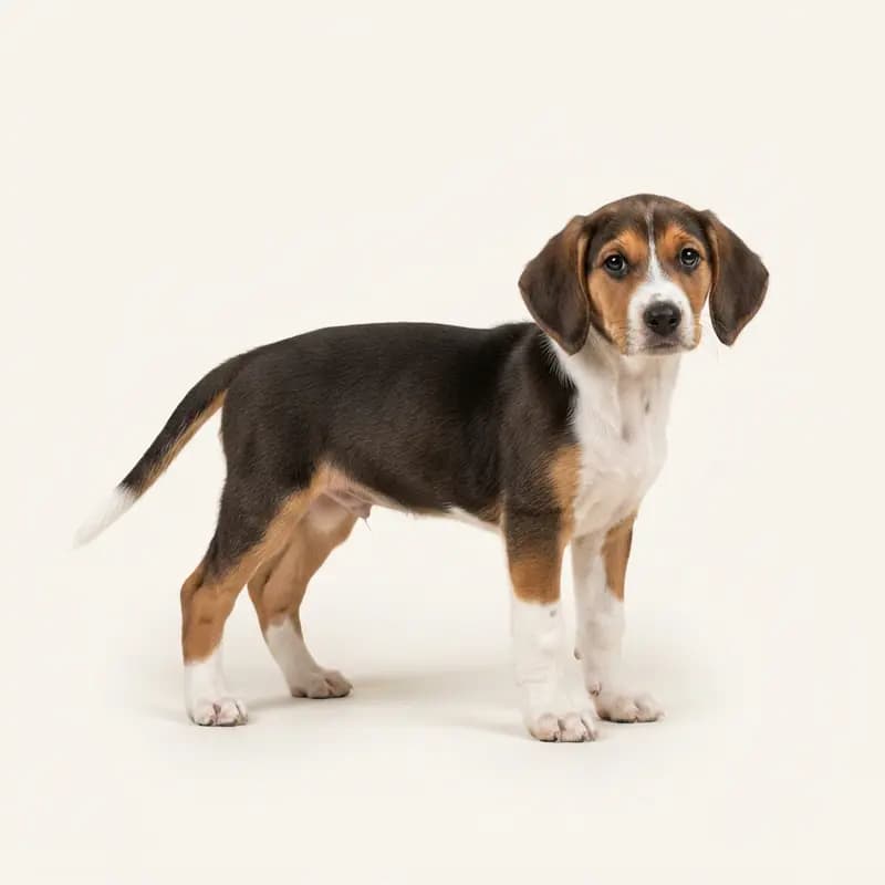 爱沙尼亚猎犬 Welpe in 双色