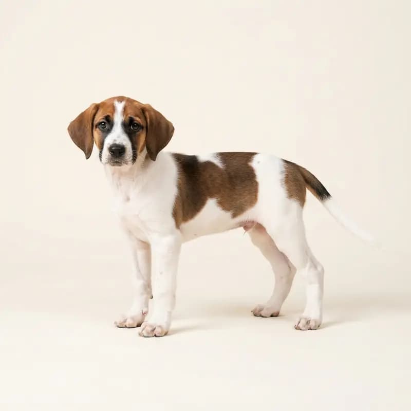 海根猎犬（Hygen-Bracke） Welpe in 花斑色