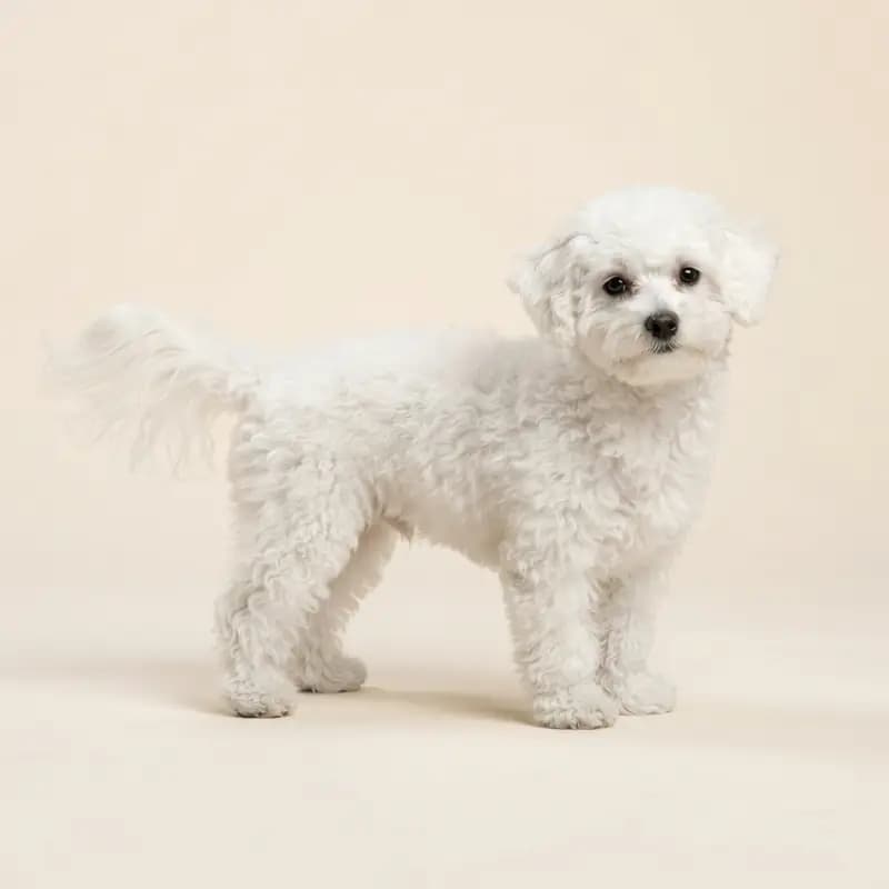 比熊犬 Welpe in 白色