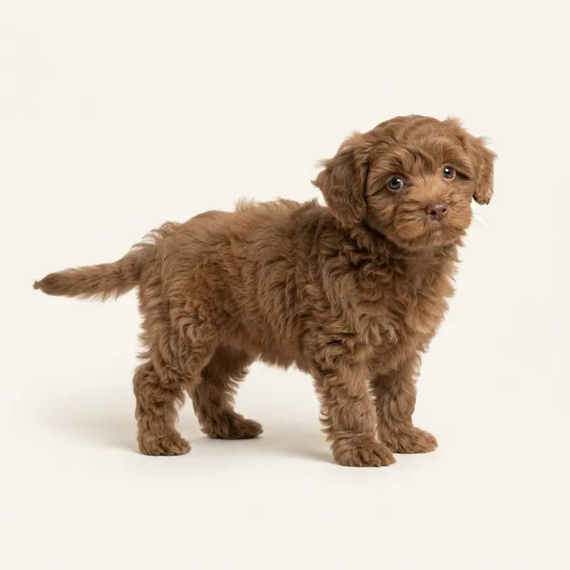 马耳他贵宾犬（马耳他犬 x 贵宾犬） Welpe in 棕色