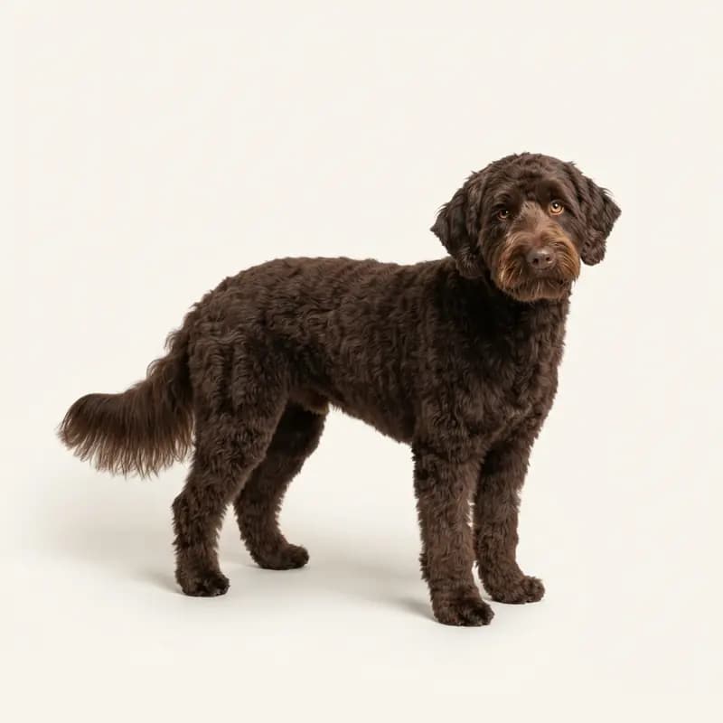 Adult Australian Labradoodle in Chocolate