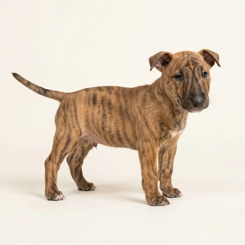 迷你斗牛犬 Welpe in 虎斑色