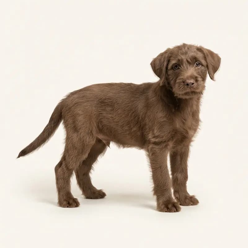 阿登牧羊犬 Welpe in 棕色