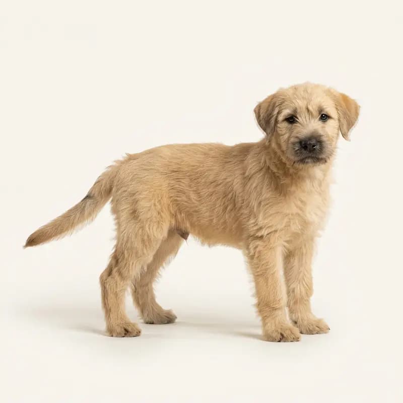 阿登牧羊犬 Welpe in 浅黄褐色