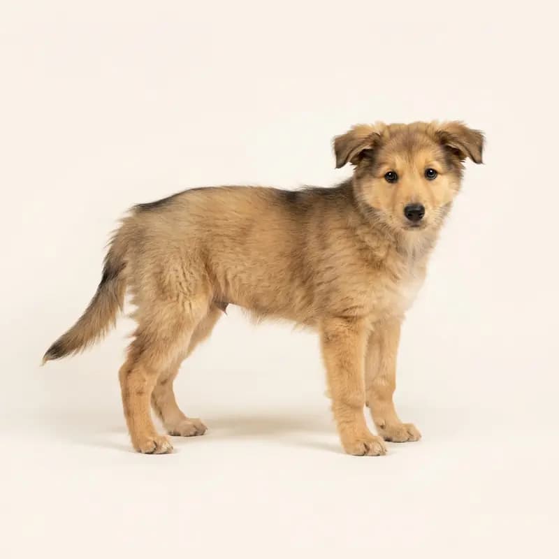 边境牧羊犬 Welpe in 貂色