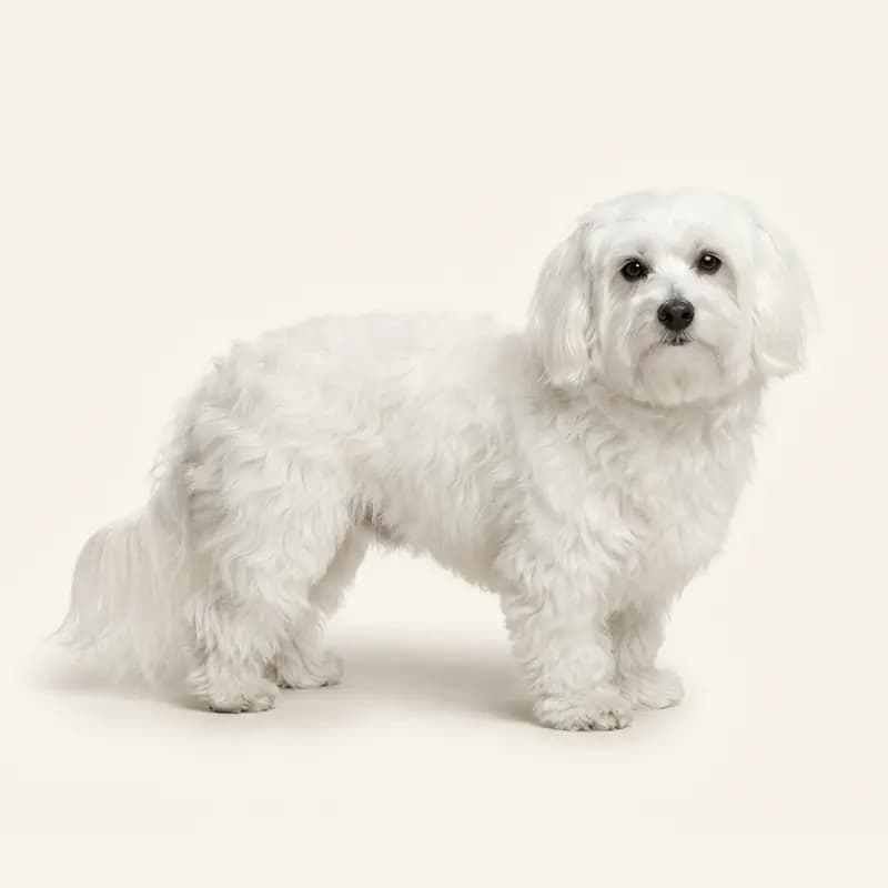 Voksen Bichon Havanais i Hvid