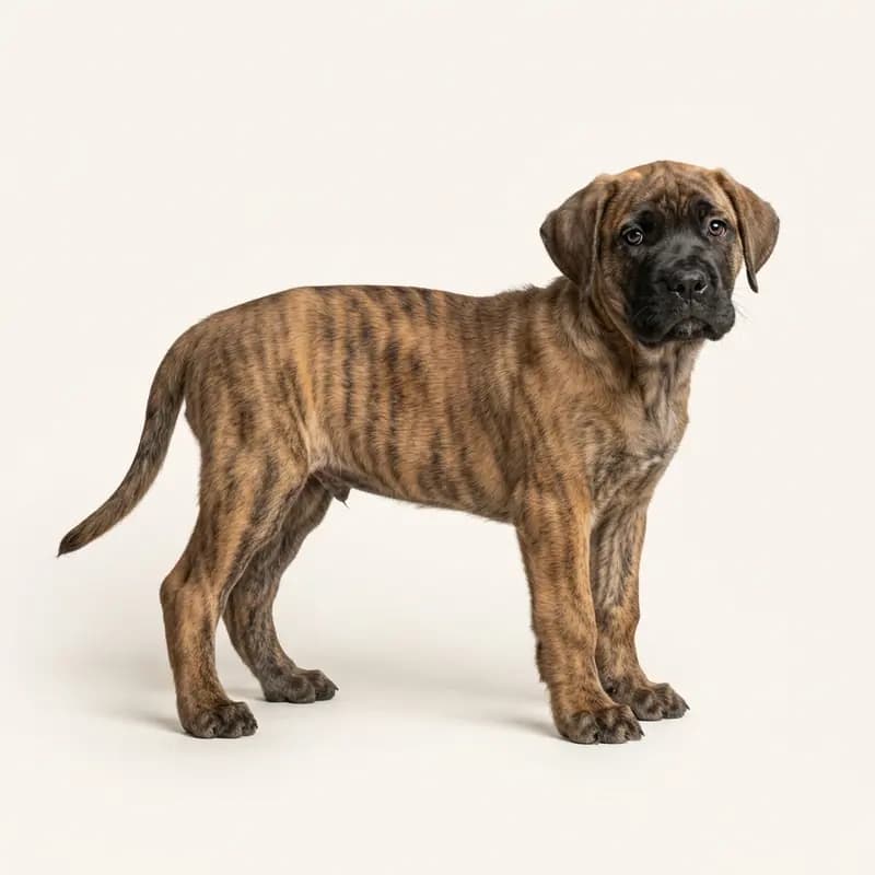 Mastiff Welpe in Gestroomd