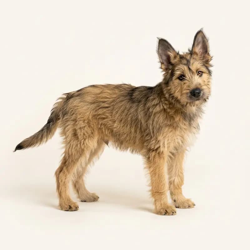皮卡第牧羊犬 Welpe in 貂色