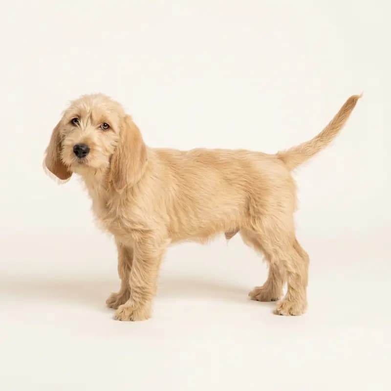 Büyük Basset Griffon Vendeen Welpe in Fawn