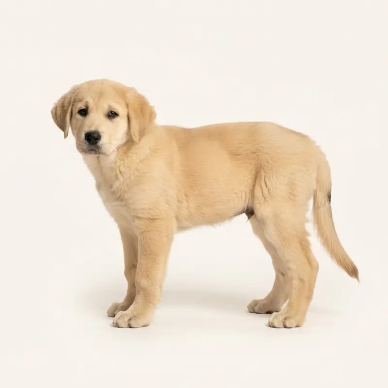 比利牛斯獒犬 Welpe in 浅黄褐色