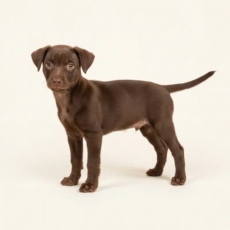Rat Terrier Welpe in Cioccolato