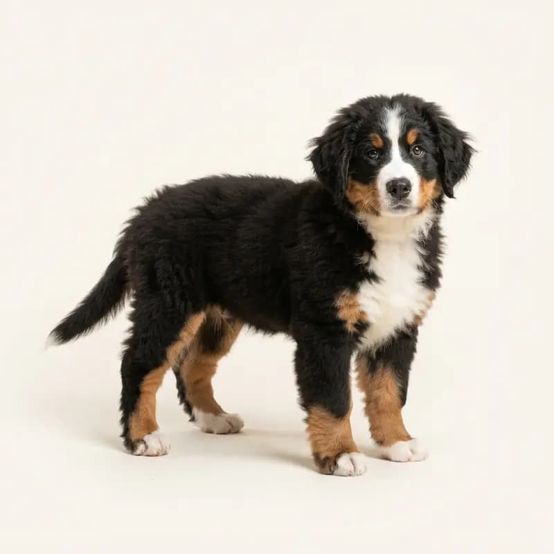 伯恩山犬 Welpe in 三色