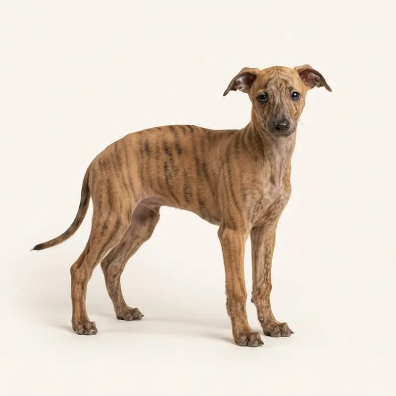意大利灵缇犬 Welpe in 虎斑色