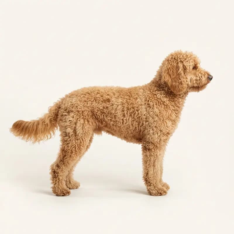 Labradoodle con Pelo riccio