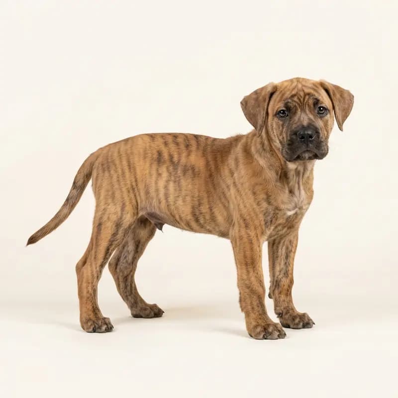 马略卡獒犬 Welpe in 虎斑色