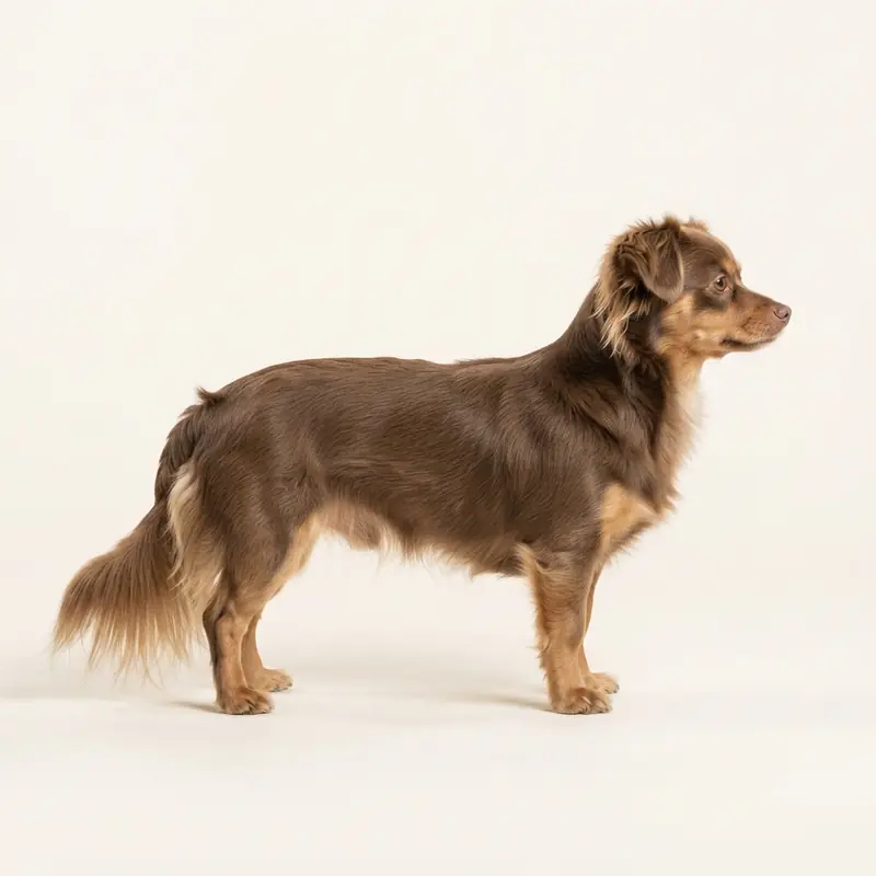 中长毛毛型的Chiweenie