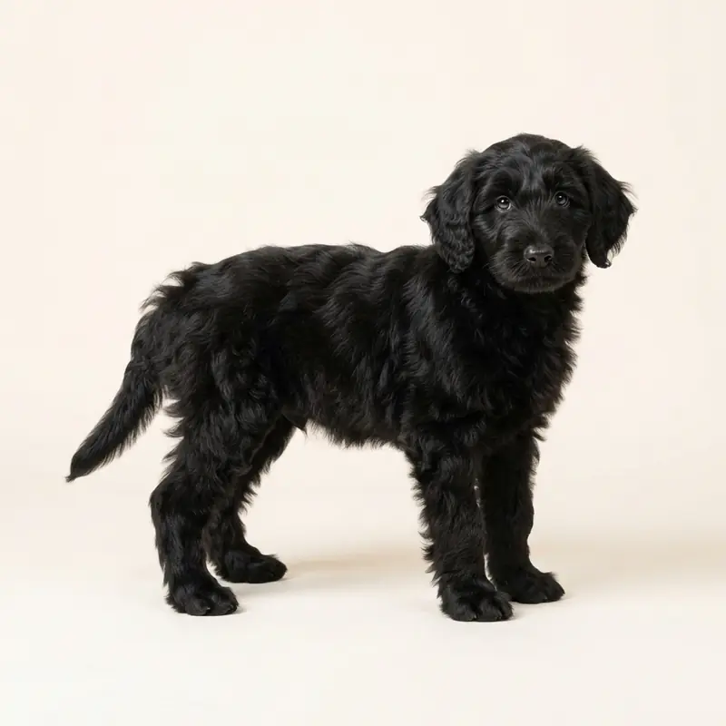 Sheepadoodle puppy in 黑色