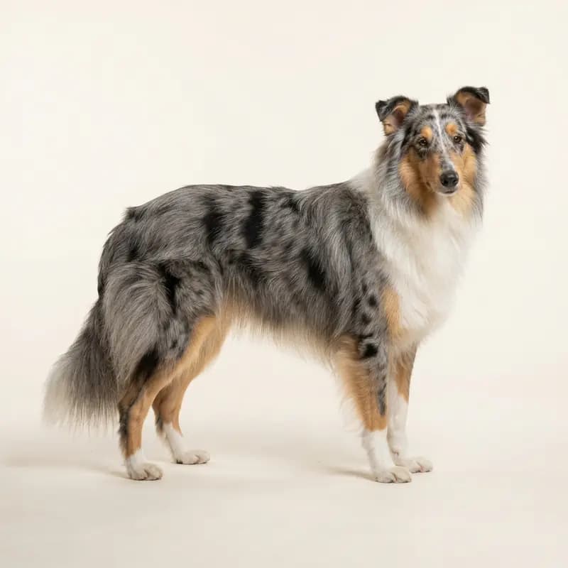 Adult American Collie in Blue merle