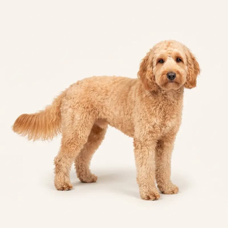 Adult Australian Labradoodle in Apricot