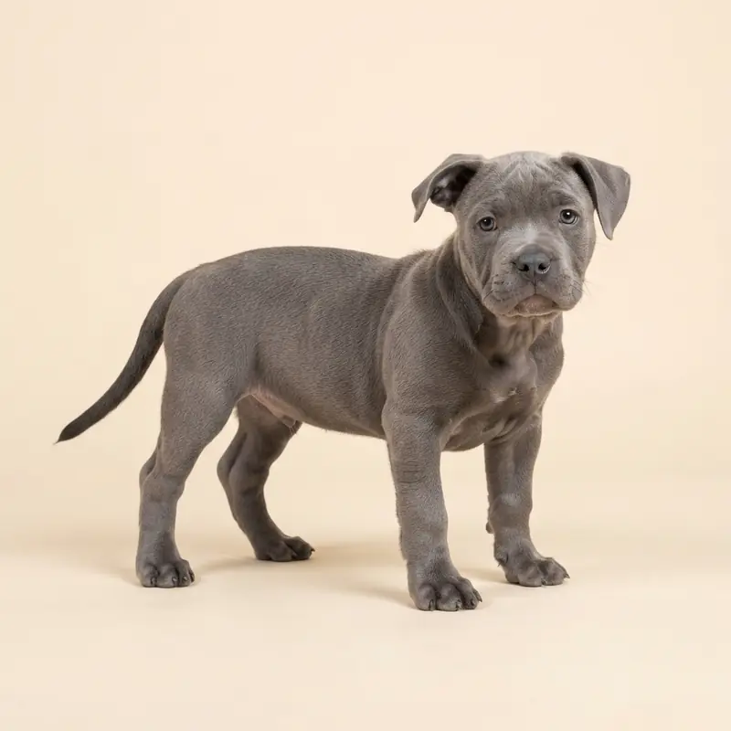Exotic Bully puppy in 蓝色