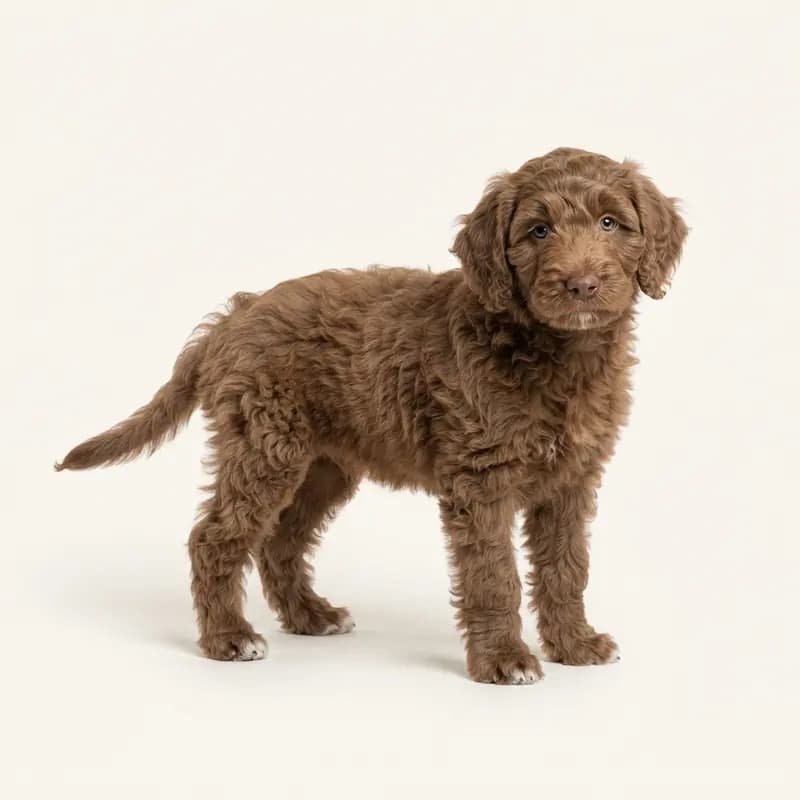 Labradoodle Welpe in Marrone
