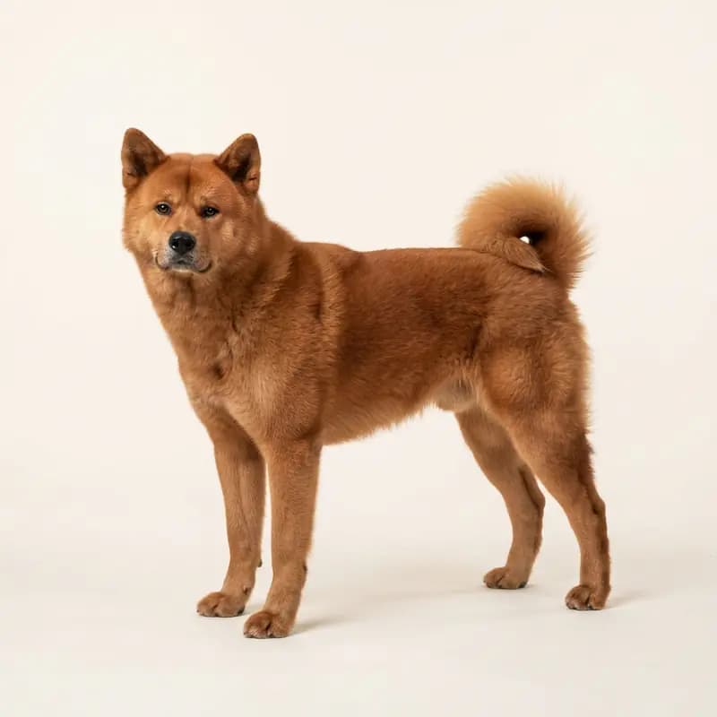 Akita ausgewachsen, Rot