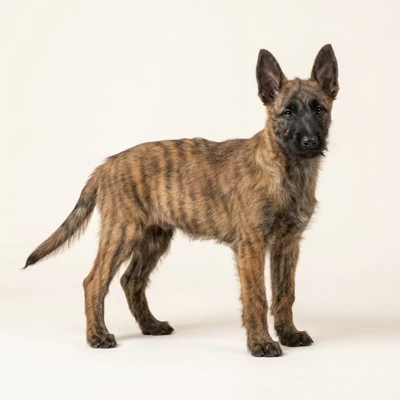 荷兰牧羊犬（粗毛） Welpe in 虎斑色