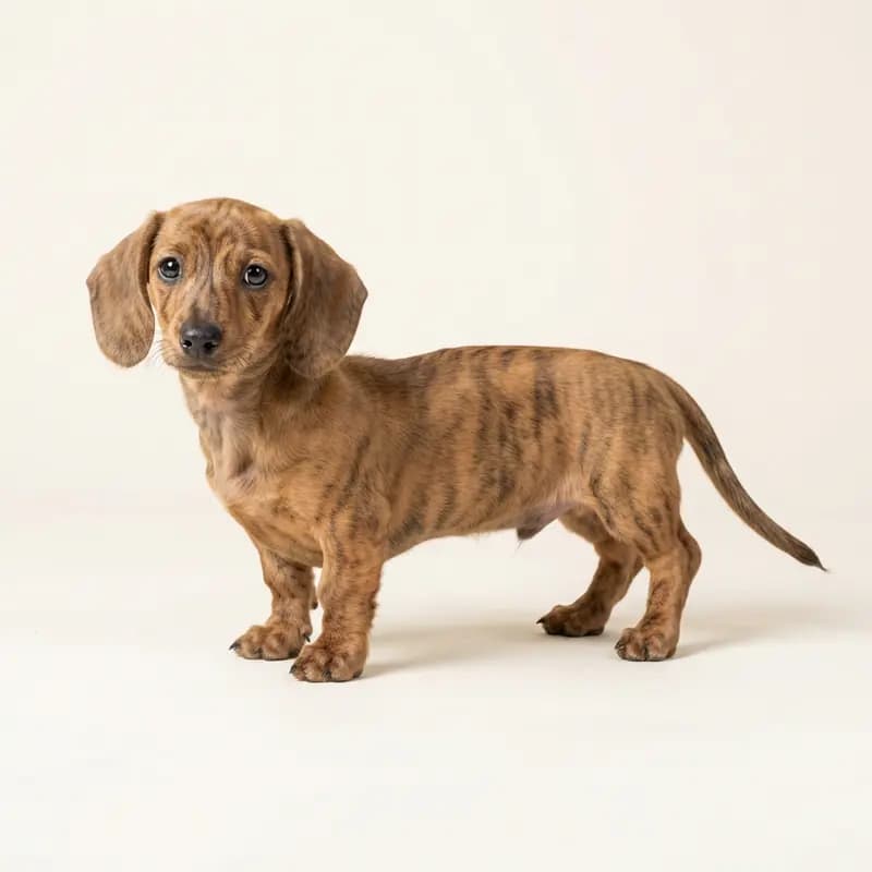 迷你腊肠犬 Welpe in 虎斑色