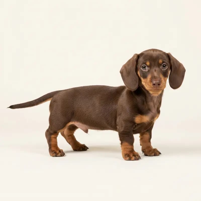 腊肠犬 Welpe in 棕褐双色