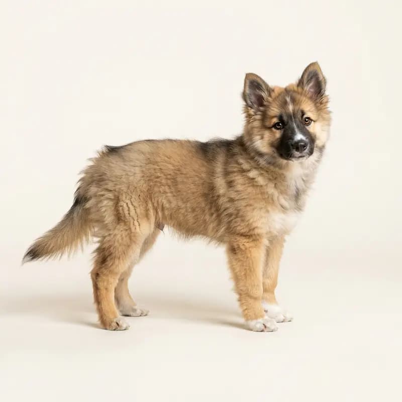 冰岛牧羊犬 Welpe in 貂色