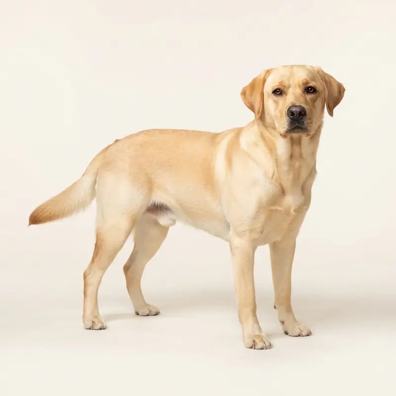 黄色的成年拉布拉多猎犬