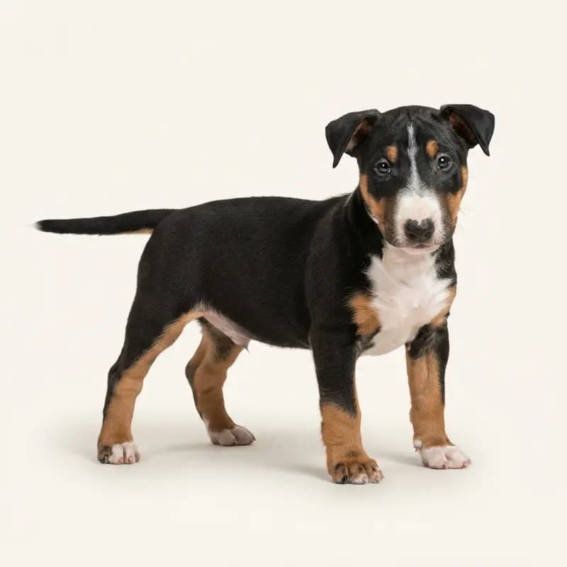 迷你斗牛犬 Welpe in 三色