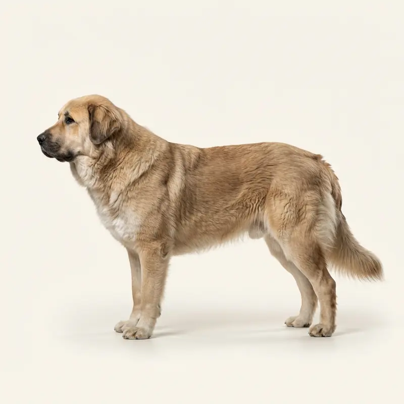 Spansk mastiff med Mellemlang pels