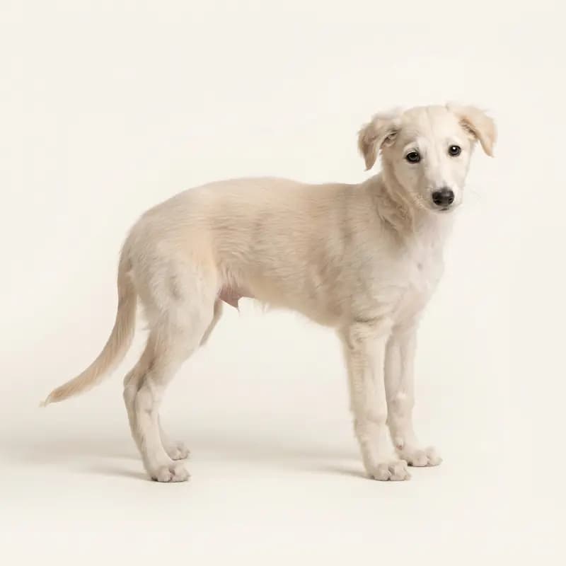 丝毛疾风犬 Welpe in 奶油色