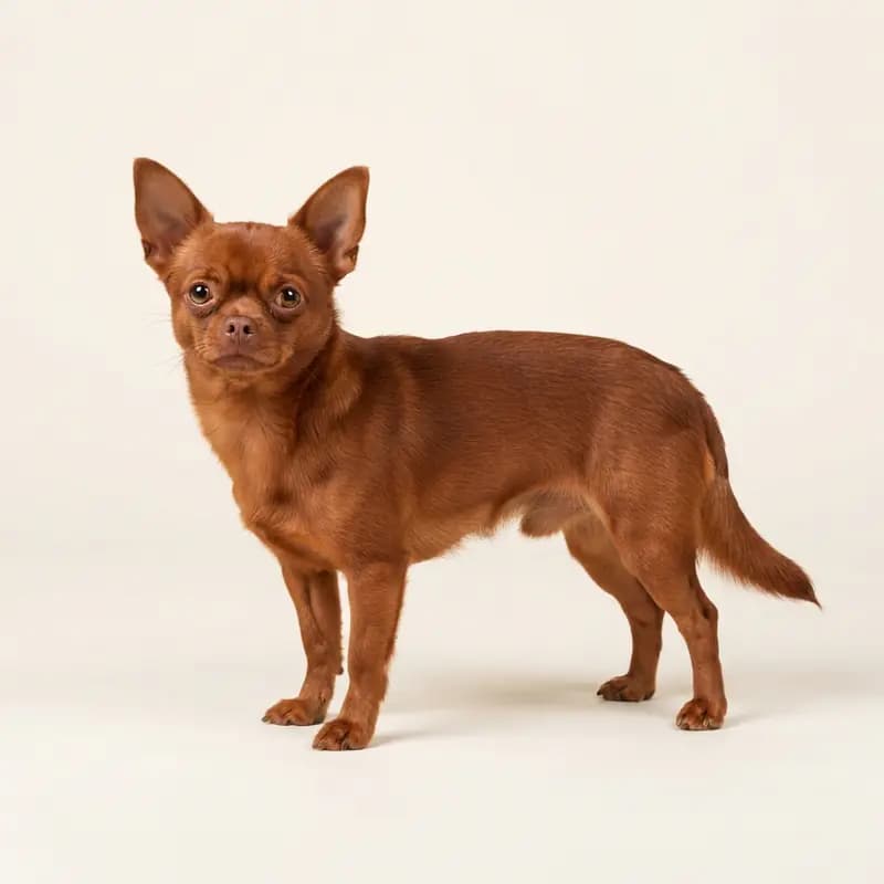 Chihuahua adulto en Rojo