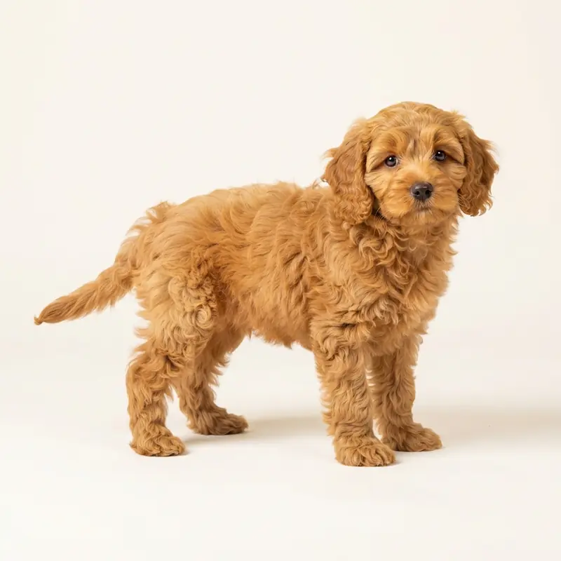 卡瓦普 puppy in 金色