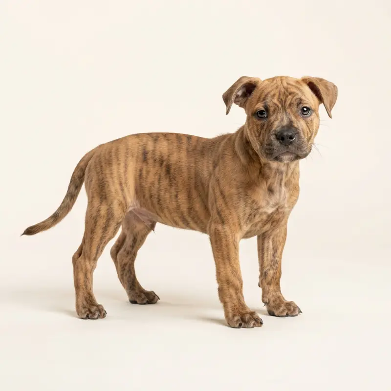 Pocket Bully puppy in 虎斑色