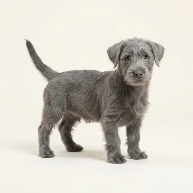 Terrier irlandés Glen of Imaal Welpe in Azul